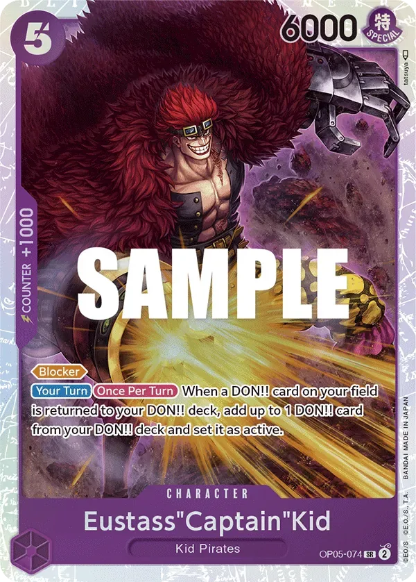 Eustass"Captain"Kid #OP05-074 Awakening of the New Era One Piece card