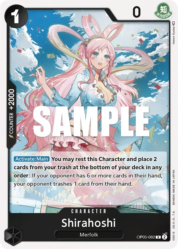 Shirahoshi #OP05-082 Awakening of the New Era One Piece card
