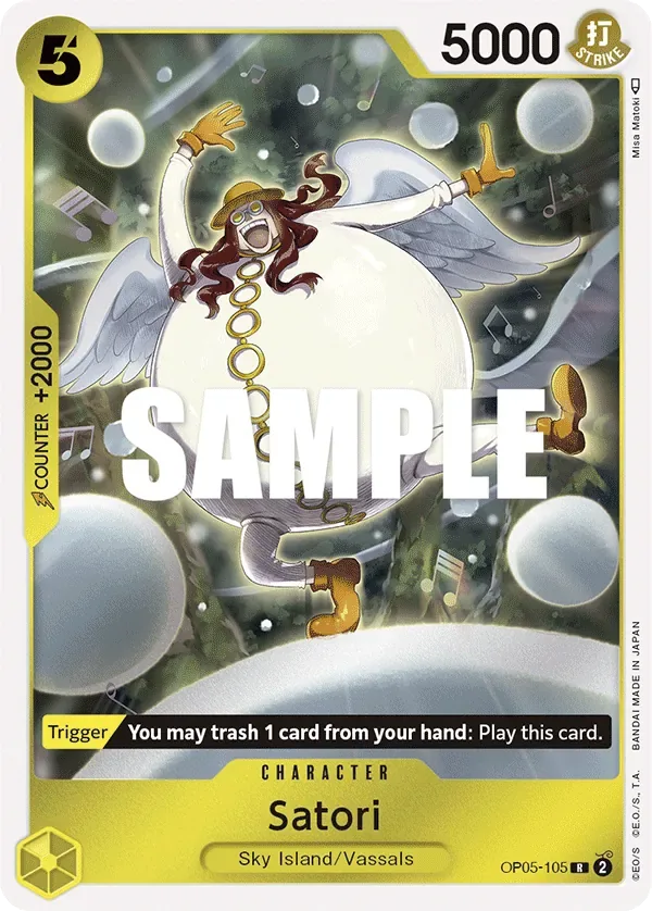 Satori #OP05-105 Awakening of the New Era One Piece card