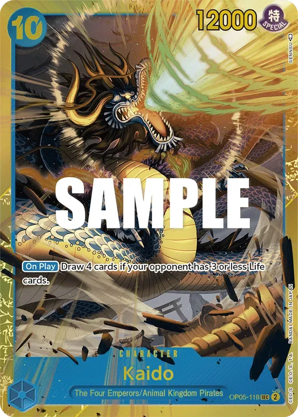Kaido #OP05-118 Awakening of the New Era One Piece card