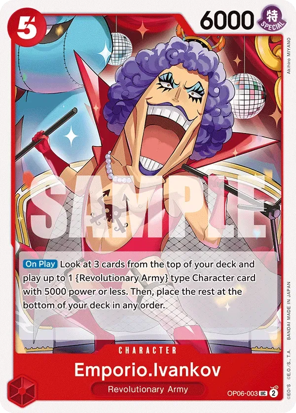 Emporio.Ivankov #OP06-003 Wings of the Captain One Piece card