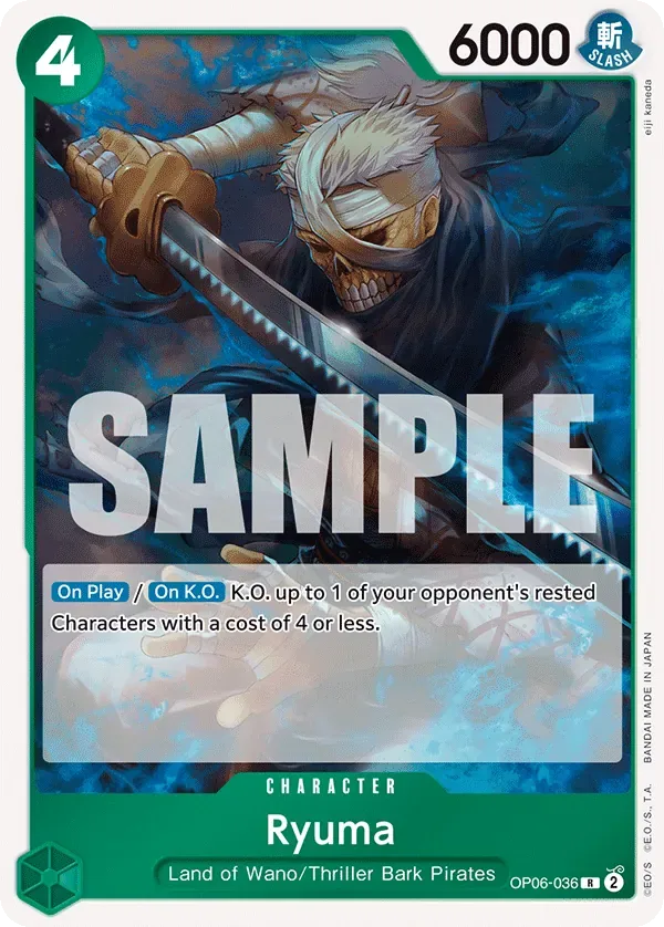 Ryuma #OP06-036 Wings of the Captain One Piece card