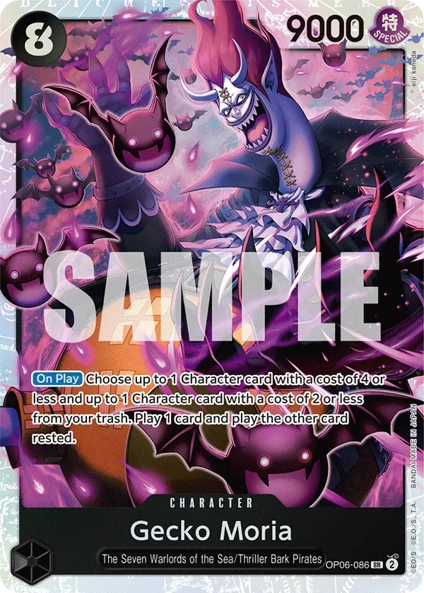 Gecko Moria #OP06-086 Wings of the Captain One Piece card
