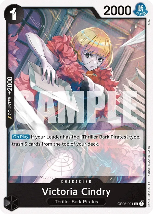 Victoria Cindry #OP06-091 Wings of the Captain One Piece card