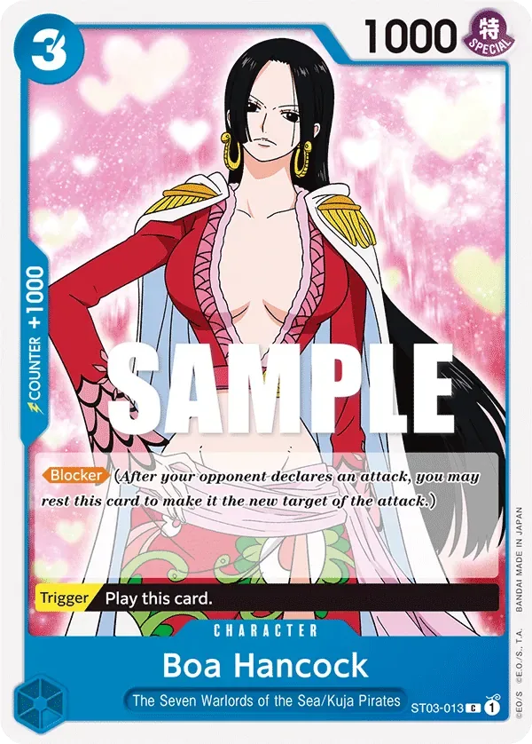 Boa Hancock #ST03-013 The Seven Warlords of the Sea One Piece card
