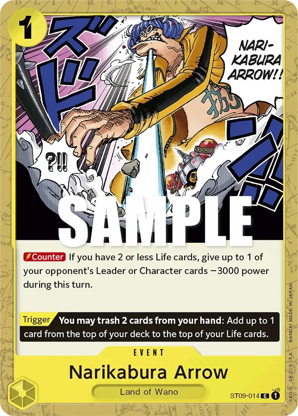Narikabura Arrow #ST09-014 Yamato One Piece card