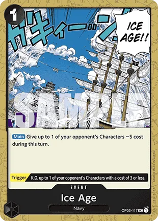 Ice Age #OP02-117 One Piece Card The Best One Piece card