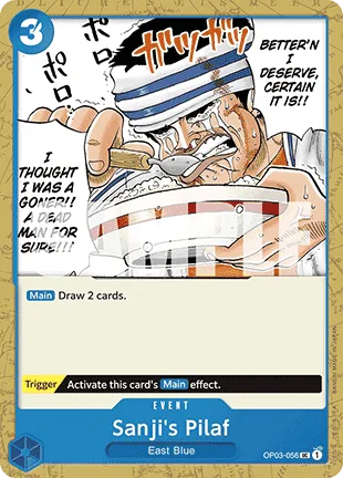 Sanji's Pilaf #OP03-056 One Piece Card The Best One Piece card