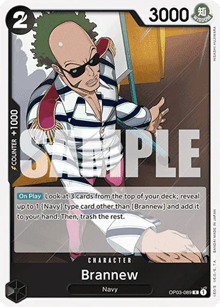 Brannew #OP03-089 One Piece Card The Best One Piece card
