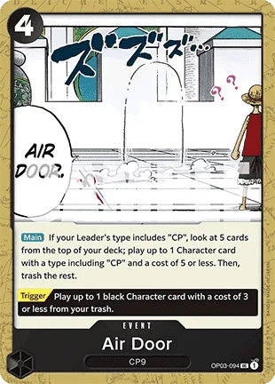 Air Door #OP03-094 One Piece Card The Best One Piece card