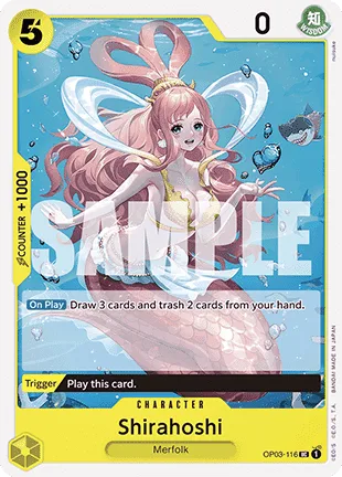 Shirahoshi #OP03-116 One Piece Card The Best One Piece card