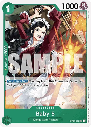 Baby 5 #OP04-032 One Piece Card The Best One Piece card