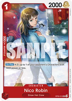 Nico Robin #OP05-010 One Piece Card The Best One Piece card