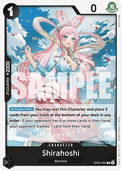 Shirahoshi #OP05-082 One Piece Card The Best One Piece card