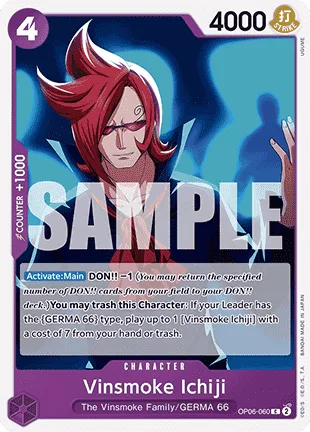 Vinsmoke Ichiji #OP06-060 One Piece Card The Best One Piece card