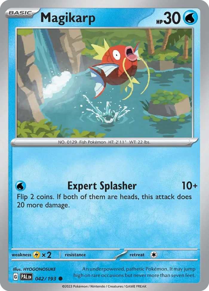 Magikarp #42 Paldea Evolved Pokemon card