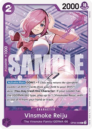 Vinsmoke Reiju #OP06-068 One Piece Card The Best One Piece card