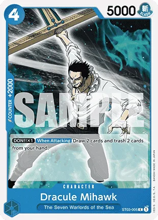 Dracule Mihawk #ST03-005 One Piece Card The Best One Piece card