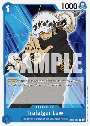 Trafalgar Law #ST03-008 One Piece Card The Best One Piece card
