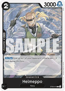 Helmeppo #ST06-010 One Piece Card The Best One Piece card