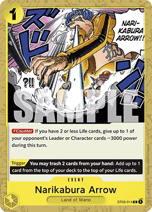Narikabura Arrow #ST09-014 One Piece Card The Best One Piece card
