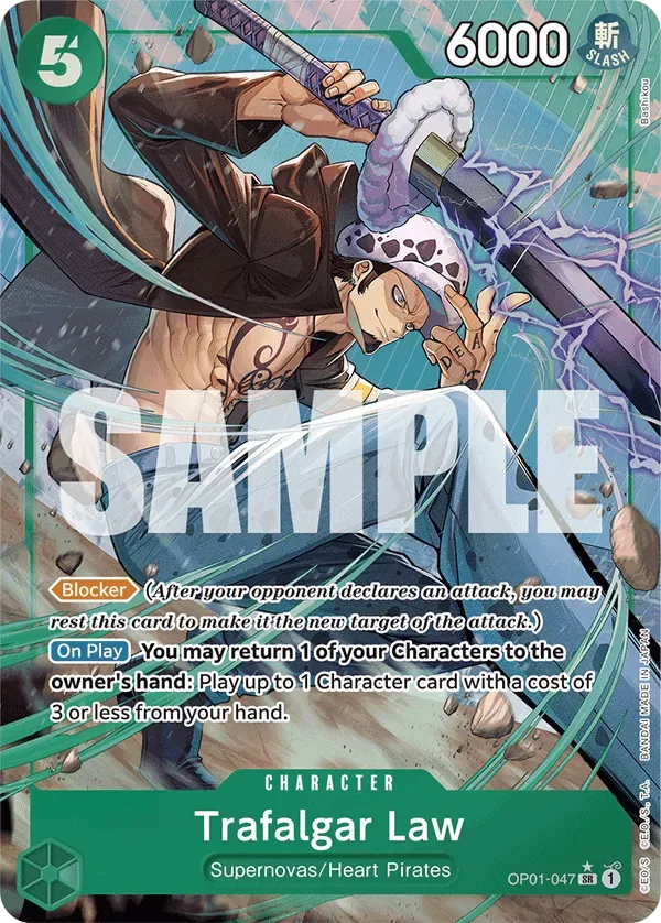 Trafalgar Law #OP01-047 One Piece Card The Best One Piece card