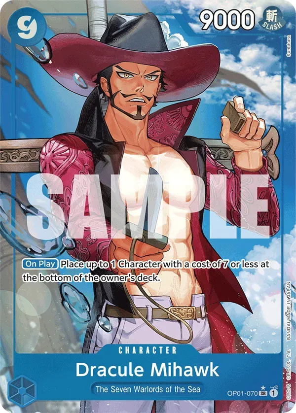 Dracule Mihawk #OP01-070 One Piece Card The Best One Piece card