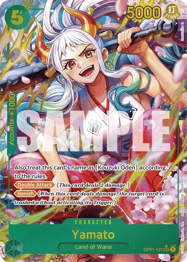 Yamato #OP01-121 One Piece Card The Best One Piece card