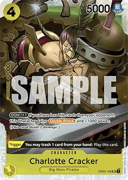 Charlotte Cracker #OP03-108 One Piece Card The Best One Piece card