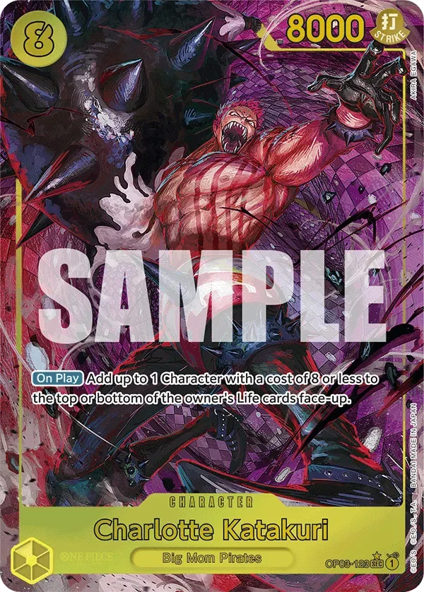 Charlotte Katakuri #OP03-123 One Piece Card The Best One Piece card