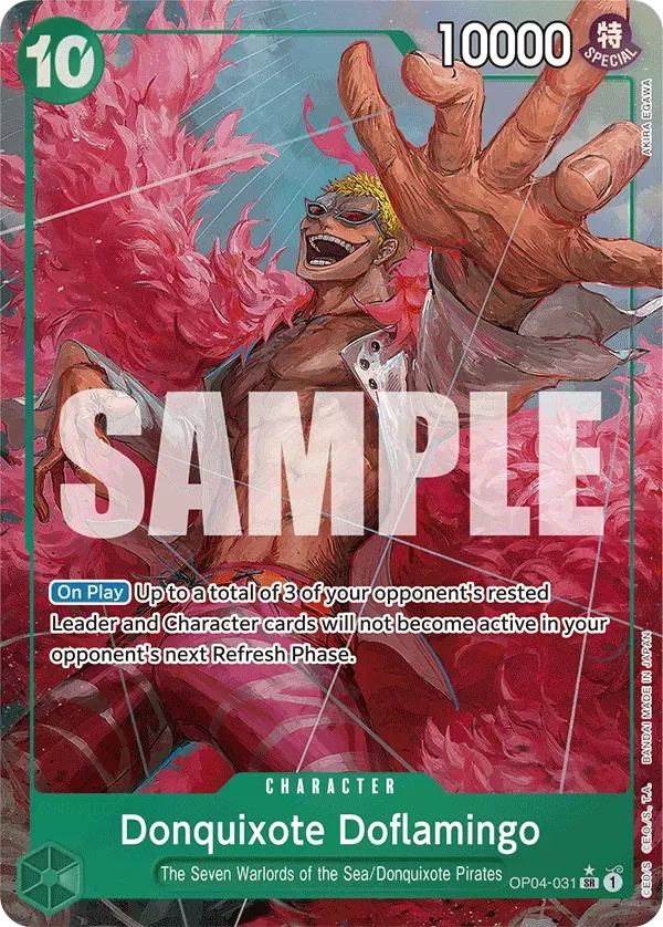 Donquixote Doflamingo #OP04-031 One Piece Card The Best One Piece card