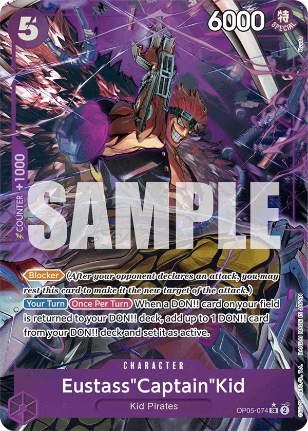 Eustass"Captain"Kid #OP05-074 One Piece Card The Best One Piece card