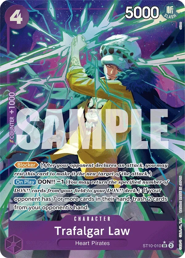 Trafalgar Law #ST10-010 One Piece Card The Best One Piece card