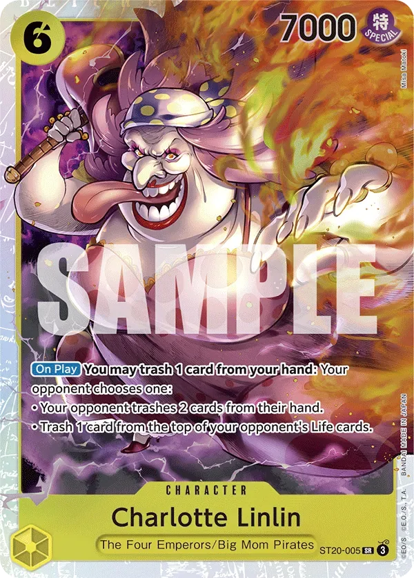 Charlotte Linlin #ST20-005 YELLOW Charlotte Katakuri One Piece card