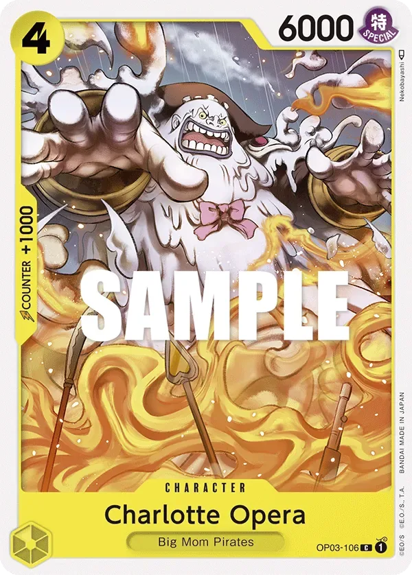 Charlotte Opera #OP03-106 Pillars of Strength One Piece card