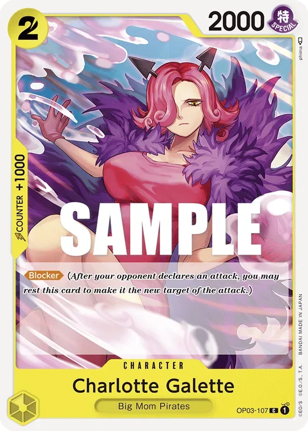 Charlotte Galette #OP03-107 Pillars of Strength One Piece card