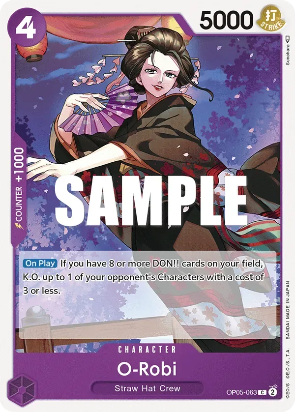 O-Robi #OP05-063 Awakening of the New Era One Piece card
