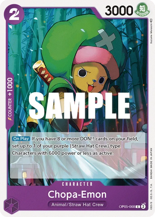 Chopa-Emon #OP05-068 Awakening of the New Era One Piece card