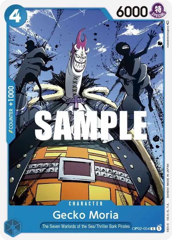 Gecko Moria #OP02-054 Paramount War One Piece card