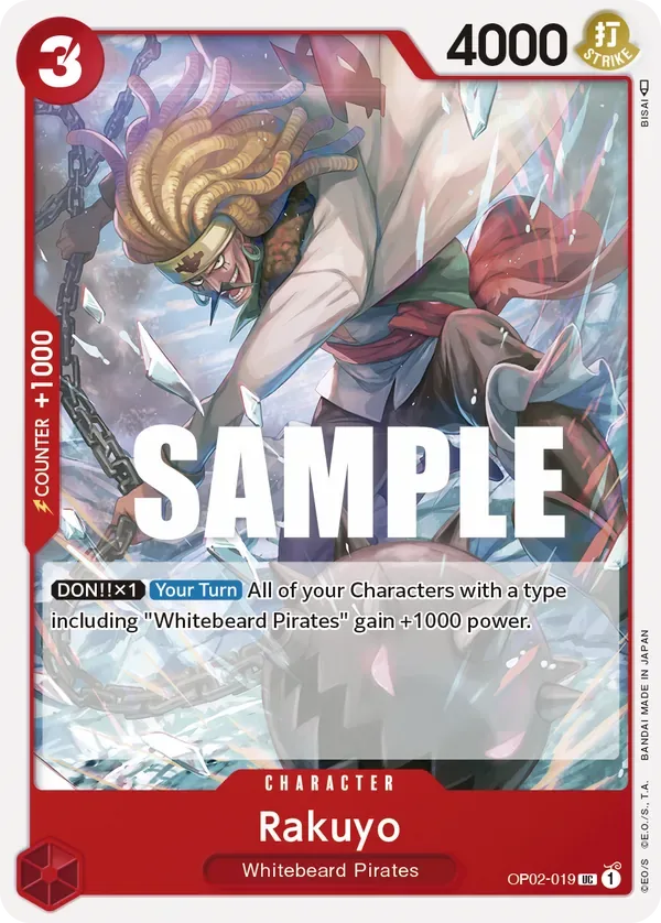 Rakuyo #OP02-019 Paramount War One Piece card