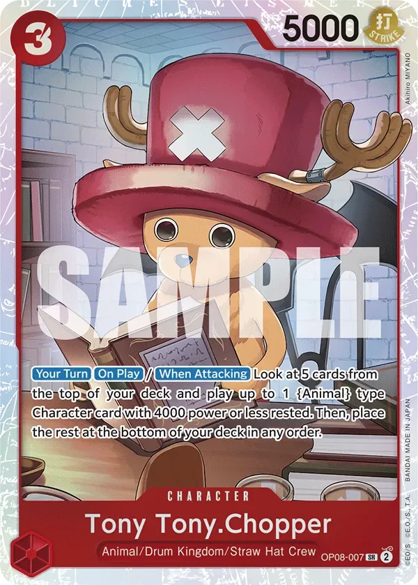 Tony Tony.Chopper #OP08-007 Two Legends One Piece card