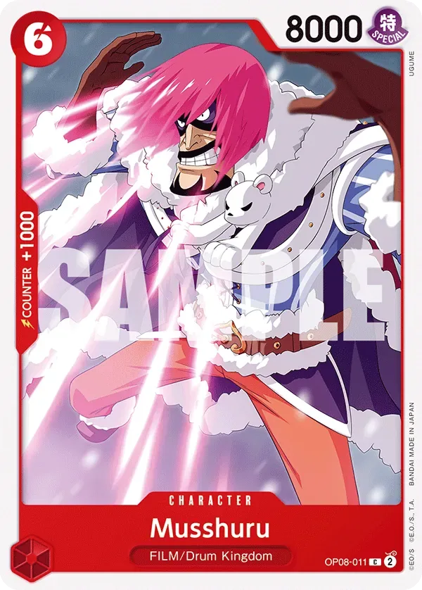 Musshuru #OP08-011 Two Legends One Piece card