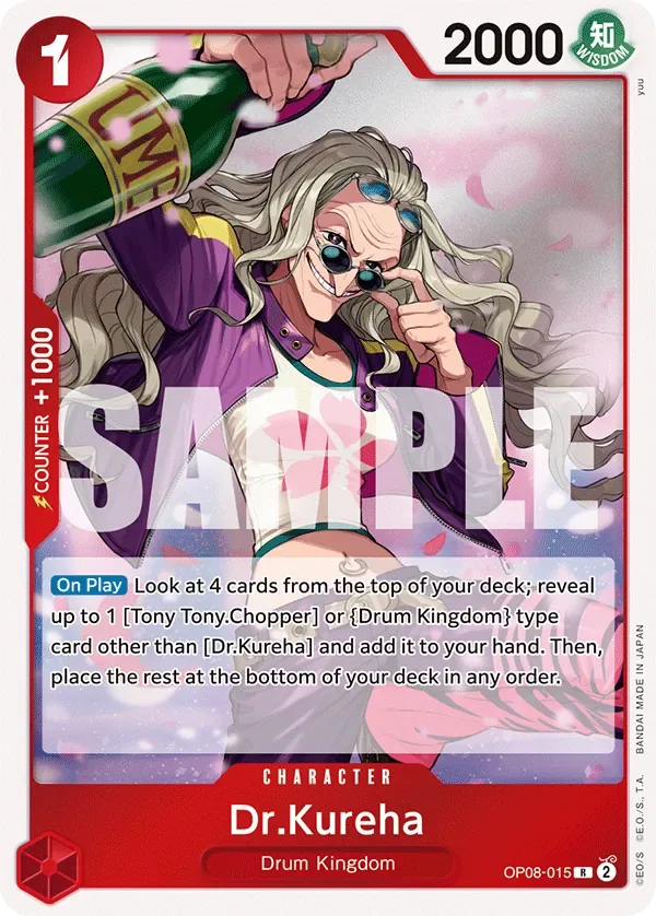 Dr.Kureha #OP08-015 Two Legends One Piece card