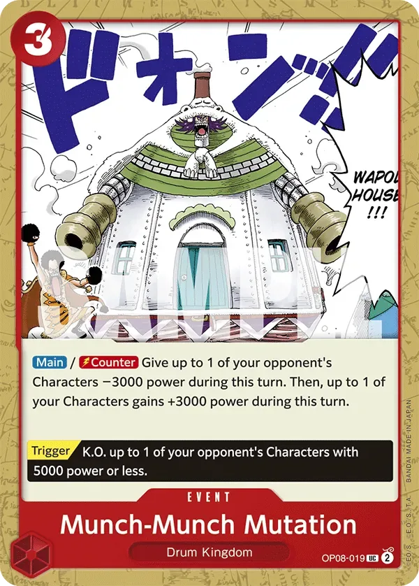 Munch-Munch Mutation #OP08-019 Two Legends One Piece card