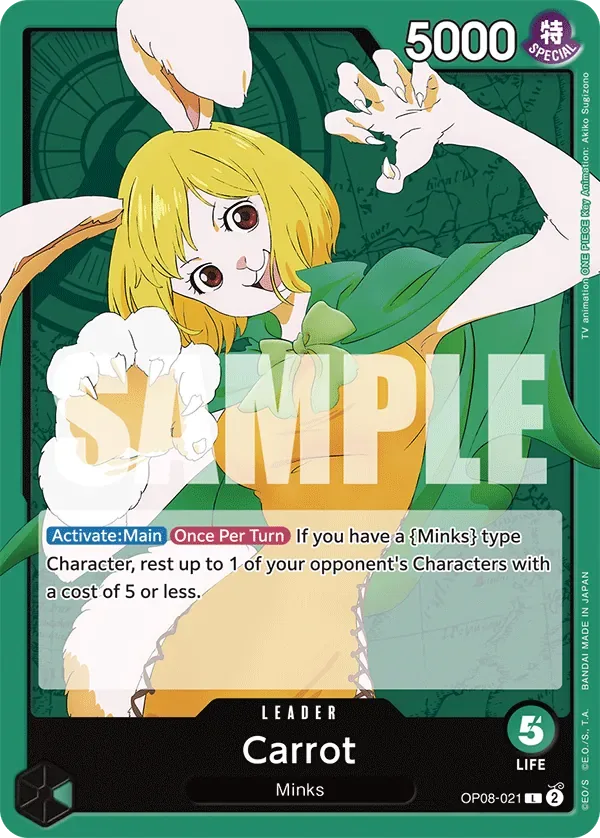 Carrot #OP08-021 Two Legends One Piece card