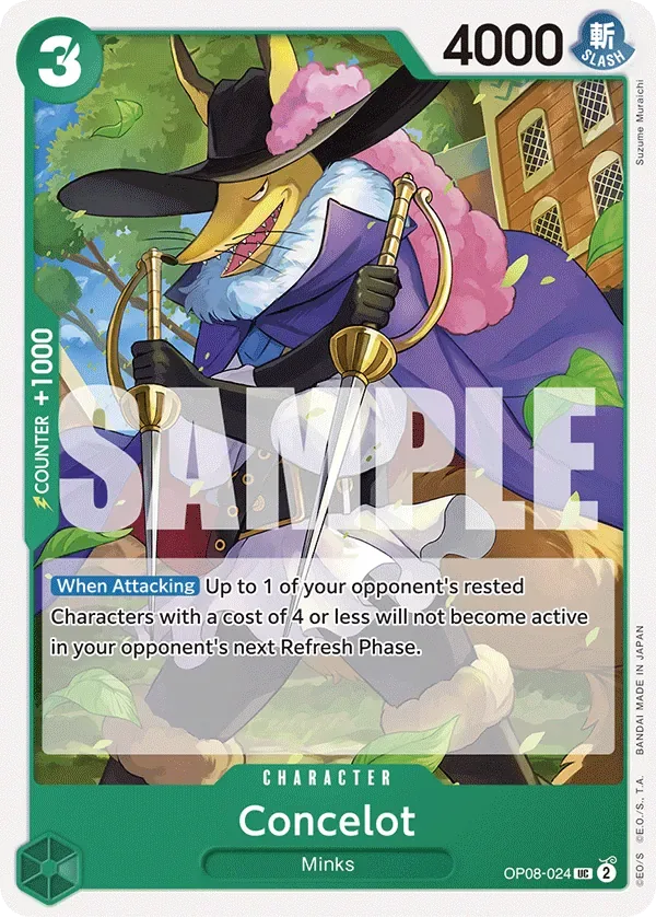 Concelot #OP08-024 Two Legends One Piece card