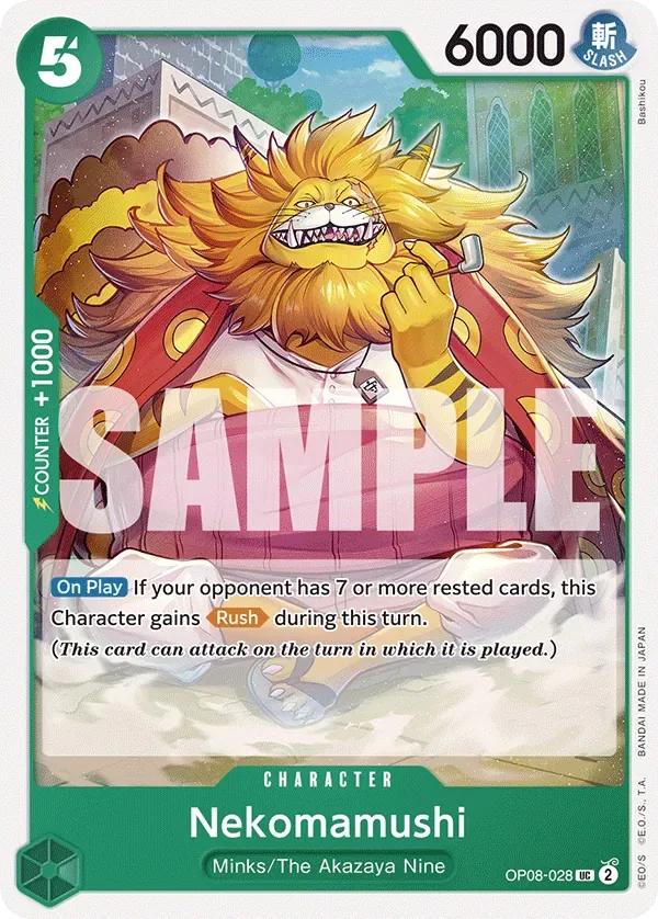 Nekomamushi #OP08-028 Two Legends One Piece card