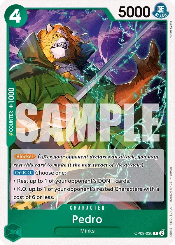 Pedro #OP08-030 Two Legends One Piece card
