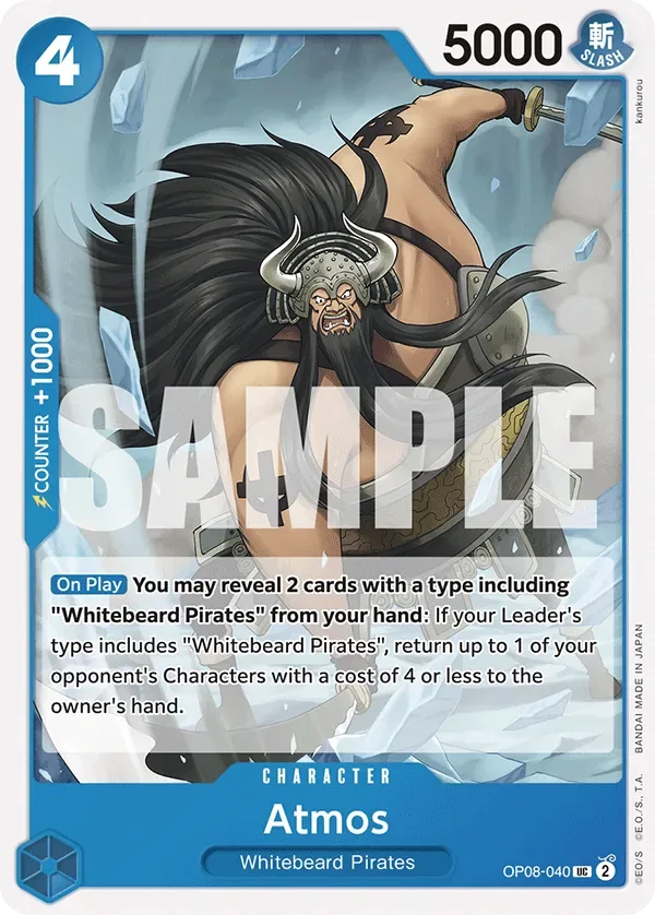 Atmos #OP08-040 Two Legends One Piece card