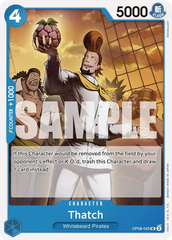 Thatch #OP08-045 Two Legends One Piece card